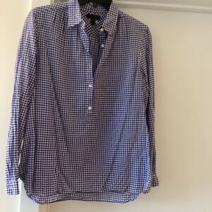 J. Crew Blue Gingham women’s Shirt